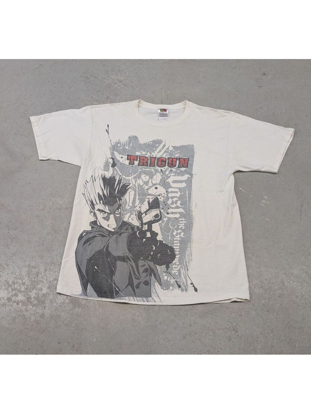 Vintage Y2K Trigun Vash The Stampede Anime Promo T-shirt